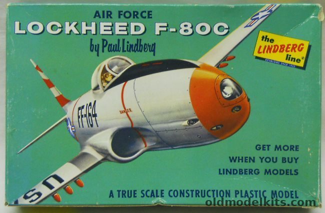 Lindberg 1/72 Lockheed F-80C Shooting Star, 426-39 plastic model kit